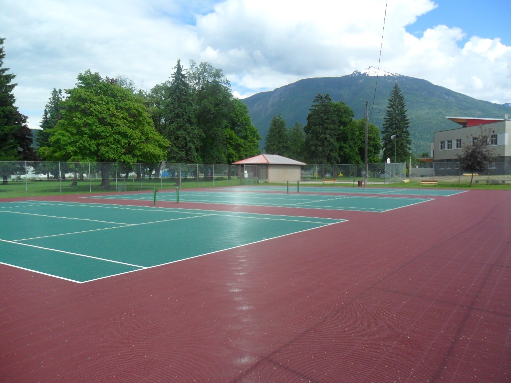City of Revelstoke, BC - 3 full size Sport Court tennis courts