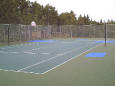 Full size Sport Court tennis court in Sundre, AB